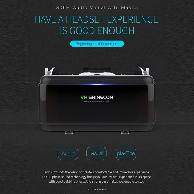 VR Syzet për Telefon | Universal Syze të Realiteti Virtual për Telefonat | Reality Virtual Kufje Breathable për Lojë 3D Dhe Video . ' - ' . 1